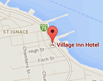 Google map of the Village Inn of St. Ignace